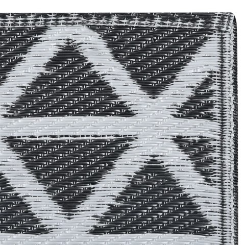 DYWAN NA ZEWNĄTRZ ARAKIL CZARNY 120X180CM PP