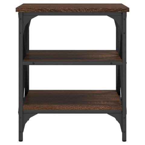 STOLIKI BOCZNE 2 SZT. BRĄZOWY DĄB 40X42X50CM