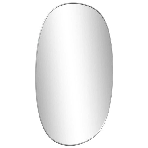 LUSTRO ŚCIENNE SREBRNE 70X45CM