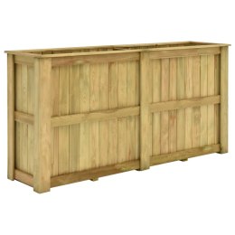 PODNIESIONA DONICA 196X50X100CM IMPREGNOWANE DREWNO SOSNOWE