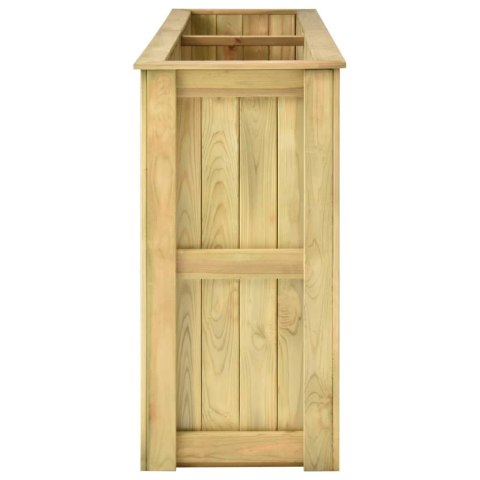 PODNIESIONA DONICA 196X50X100CM IMPREGNOWANE DREWNO SOSNOWE