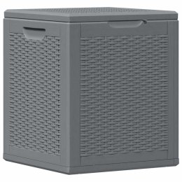 SKRZYNIA OGRODOWA SZARA RATTAN PP 90 L