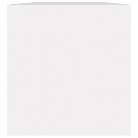 SZAFKA NA WINYLE BIAŁA 71X34X36CM