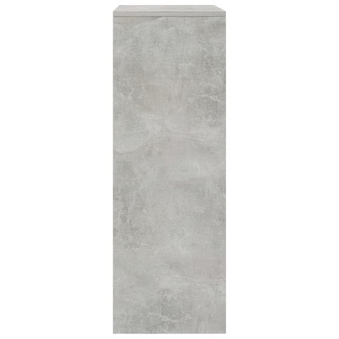 KOMODA 6 SZUFLAD BETONOWA SZAROŚĆ 50X34X96CM