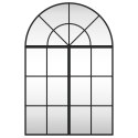LUSTRO ŚCIENNE CZARNE 60X90CM ZAKOŃCZONE ŁUKIEM ŻELAZO