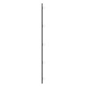 LUSTRO ŚCIENNE Z LED 45X100CM SZKLANE OWALNE