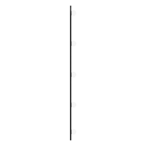 LUSTRO ŚCIENNE Z LED 45X100CM SZKLANE OWALNE