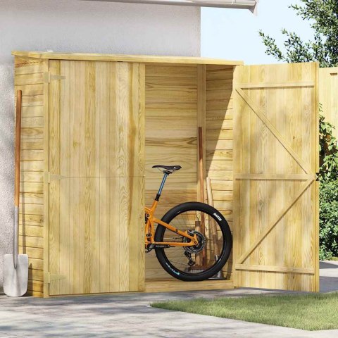 SZOPA NA NARZĘDZIA 163X50X171CM IMPREGNOWANE DREWNO SOSNOWE