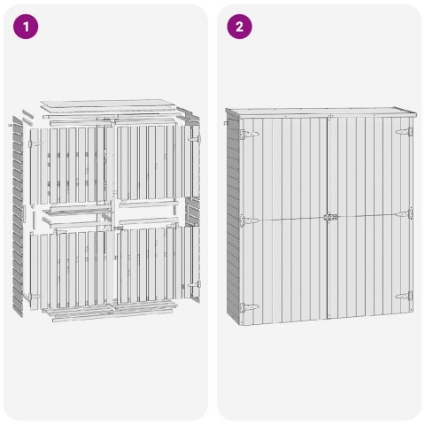 SZOPA NA NARZĘDZIA 163X50X171CM IMPREGNOWANE DREWNO SOSNOWE