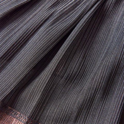 SPÓDNICZKA DZIECIĘCA Z BROKATEM KONIAKOWA 128