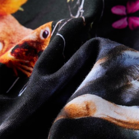 SUKIENKA DZIECIĘCA Z DŁUGIMI RĘKAWAMI GRANATOWA 128