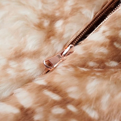 KURTKA DZIECIĘCA ZE SZTUCZNEGO FUTRA KONIAKOWA 92