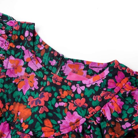 SUKIENKA DZIECIĘCA Z DŁUGIMI RĘKAWAMI JASKRAWY RÓŻ 104