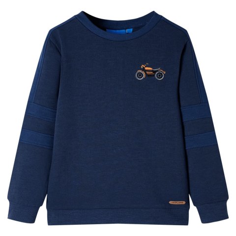 BLUZA DZIECIĘCA GRANATOWY MELANŻ 104