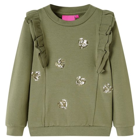 BLUZA DZIECIĘCA KHAKI 128
