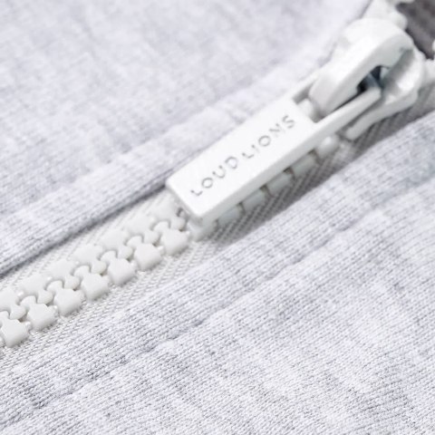 BLUZA DZIECIĘCA Z KAPTUREM I SUWAKIEM SZARA 92