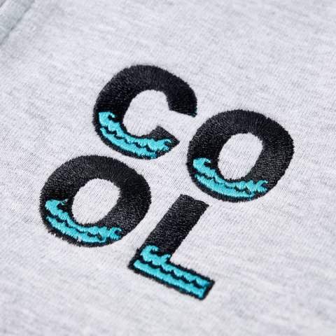 BLUZA DZIECIĘCA Z KAPTUREM I SUWAKIEM SZARA 92