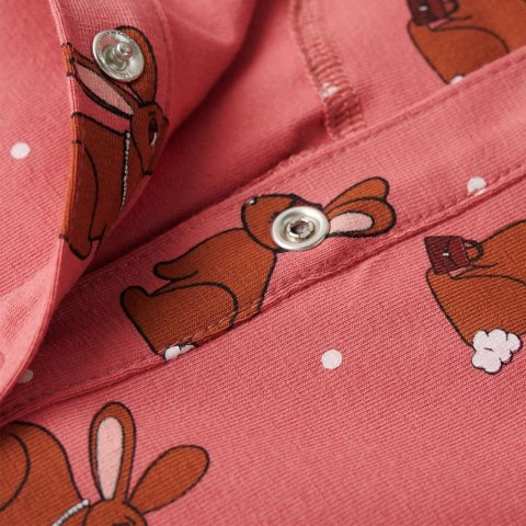 KOMBINEZON DZIECIĘCY Z KAPTUREM BRUDNY RÓŻ 92