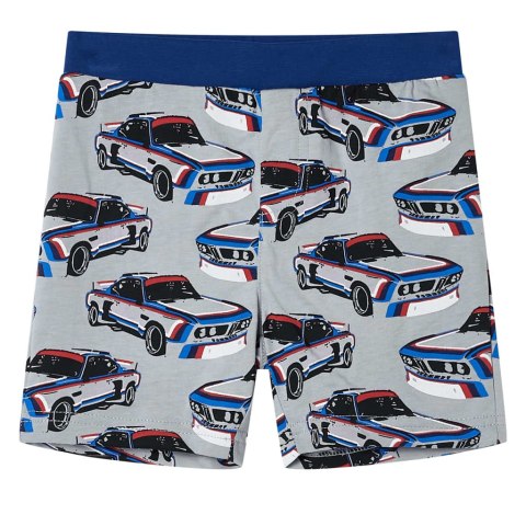 PIŻAMA DZIECIĘCA Z KRÓTKIMI RĘKAWAMI SZARA 140