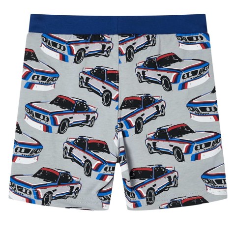 PIŻAMA DZIECIĘCA Z KRÓTKIMI RĘKAWAMI SZARA 140