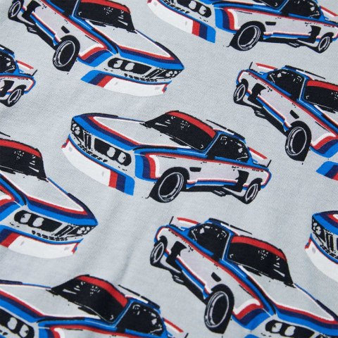 PIŻAMA DZIECIĘCA Z KRÓTKIMI RĘKAWAMI SZARA 140