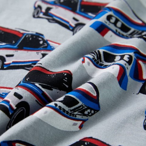 PIŻAMA DZIECIĘCA Z KRÓTKIMI RĘKAWAMI SZARA 140