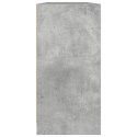 BIBLIOTECZKA Z DRZWICZKAMI SZAROŚĆ BETONU 204X37X75CM