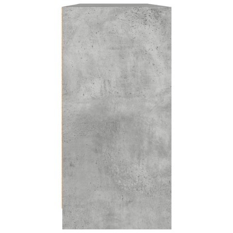 BIBLIOTECZKA Z DRZWICZKAMI SZAROŚĆ BETONU 204X37X75CM