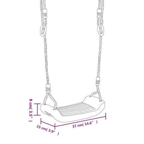 2 SIEDZISKA HUŚTAWKI I KAMIENIE DO ŚCIANKI WSPINACZKOWEJ PE