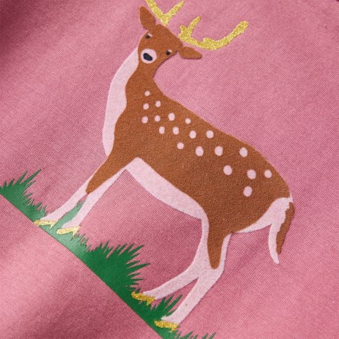 BLUZA DZIECIĘCA MALINOWA 140