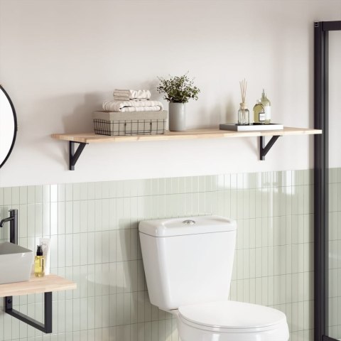 BLAT DO STOŁU 140X40X2CM PROSTOKĄTNY LITE DREWNO AKACJOWE