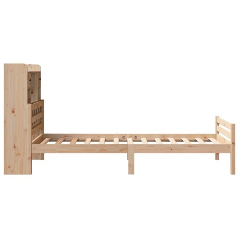 ŁÓŻKO Z REGAŁEM BEZ MATERACA 100X200CM SOSNOWE