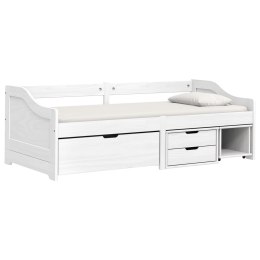 FUNKCJONALNE ŁÓŻKO DZIENNE 2W1 Z 3 SZUFLADAMI – SOSNA BIAŁA 90X200CM