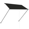 MARKIZA ZWIJANA Z LED 250X150CM ANTRACYTOWA