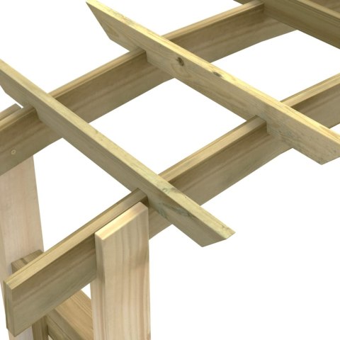 PERGOLA W KSZTAŁCIE ŁUKU 150X 60X 210CM DREWNO