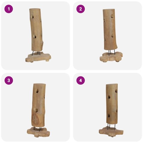 STOJAK NA 8 BUTELEK WINA 40X30X80CM LITE DREWNO TEKOWE