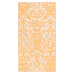 DYWAN NA ZEWNĄTRZ ARAKIL POMARAŃCZOWO-BIAŁY 120X180CM PP
