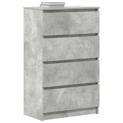 KOMODA SZAROŚĆ BETONU 60X35X98,5CM