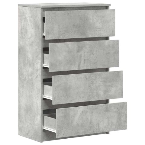 KOMODA SZAROŚĆ BETONU 60X35X98,5CM