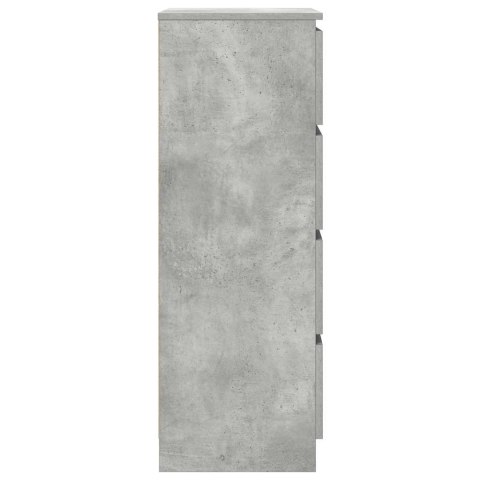 KOMODA SZAROŚĆ BETONU 60X35X98,5CM