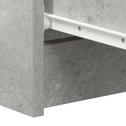 KOMODA SZAROŚĆ BETONU 60X35X98,5CM