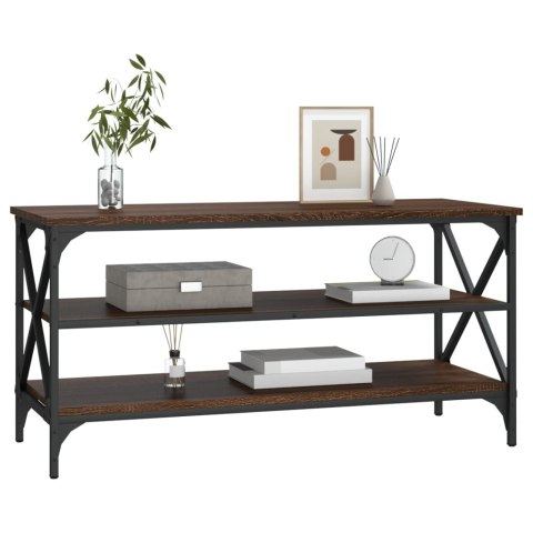 SZAFKA POD TELEWIZOR BRĄZOWY DĄB 100X40X50CM