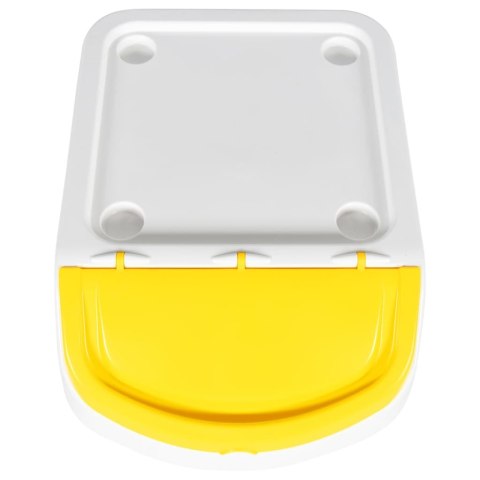 KOSZE NA ŚMIECI UKŁADANE W STOS 3 SZT. BIAŁE PP 120 L