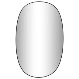 LUSTRO ŚCIENNE CZARNE 70X45CM