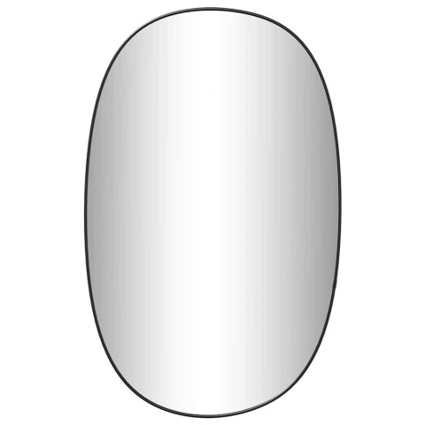 LUSTRO ŚCIENNE CZARNE 70X45CM