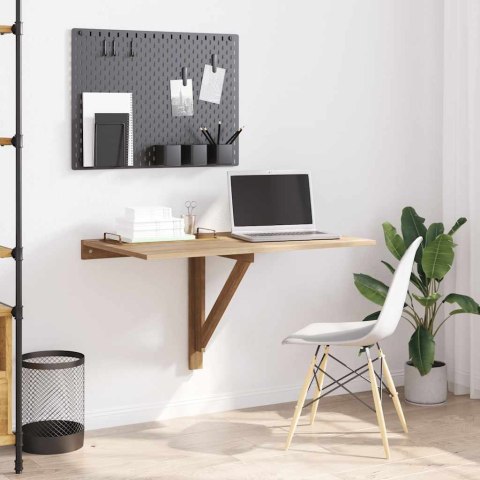 SKŁADANY STOLIK NA ŚCIANĘ KOLOR DĘBOWY 100X 60CM