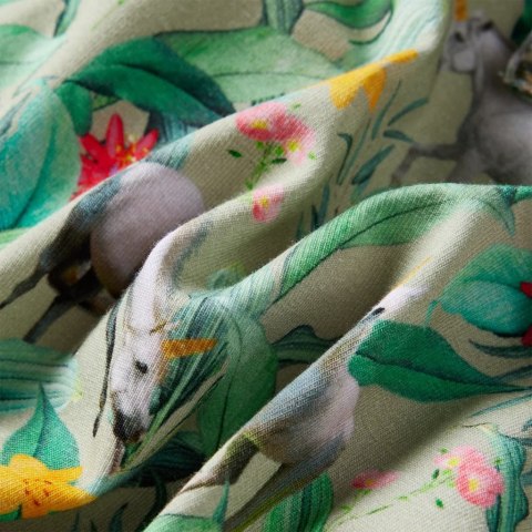 SUKIENKA DZIECIĘCA Z RĘKAWKAMI JASNE KHAKI 128