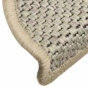 SAMOPRZYLEPNE NAKŁADKI NA SCHODY 15 SZT. 56X17X3CM SZARE