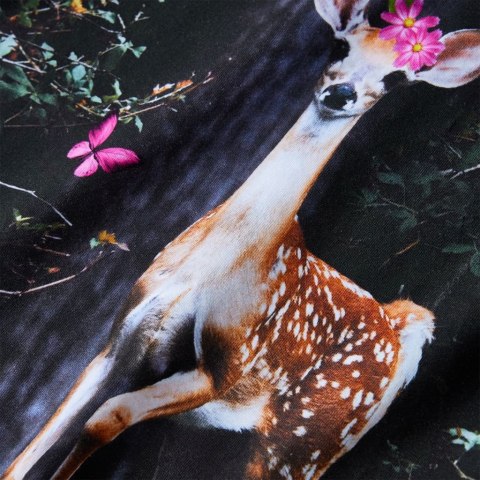 SUKIENKA DZIECIĘCA Z DŁUGIMI RĘKAWAMI GRANATOWA 140