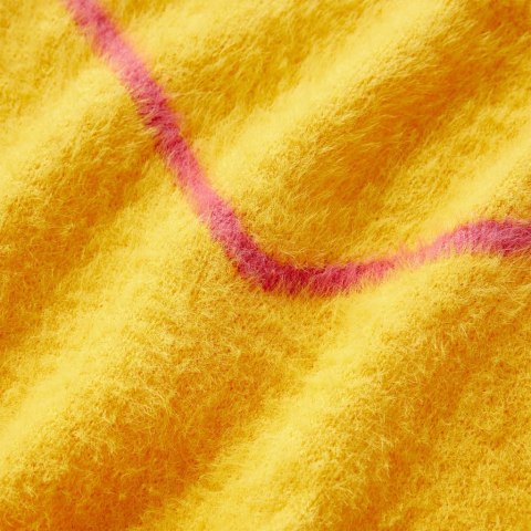 SWETER DZIECIĘCY Z DZIANINY CIEMNA OCHRA 92